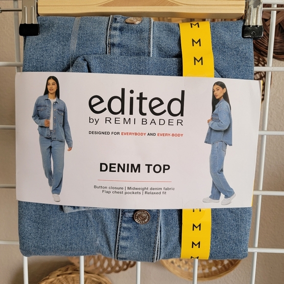 Edited by Remi Bader Denim Top - Picture 5 of 5